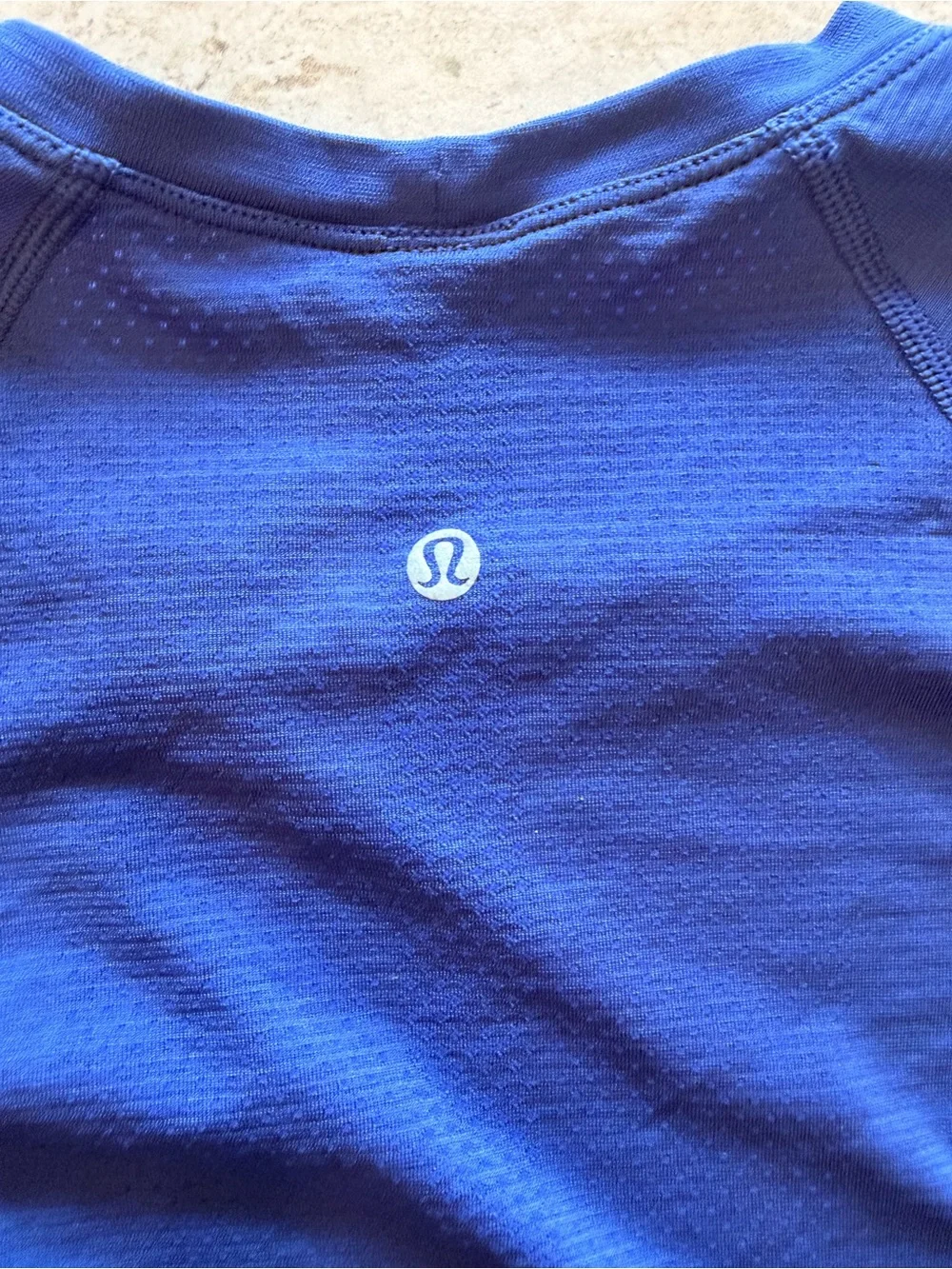 Long-Sleeve Women's Performance Top - Navy/Royal Blue